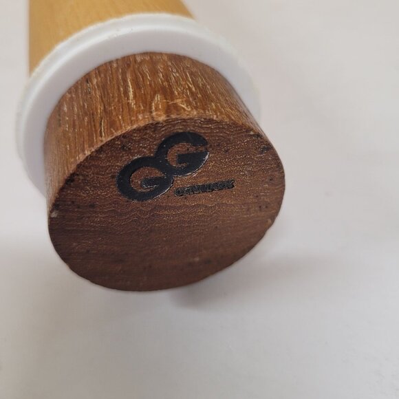 Galloping Gourmet Rolling Pin 1970s Denmark Adjustable Wood 20'' Used - Picture 3 of 7